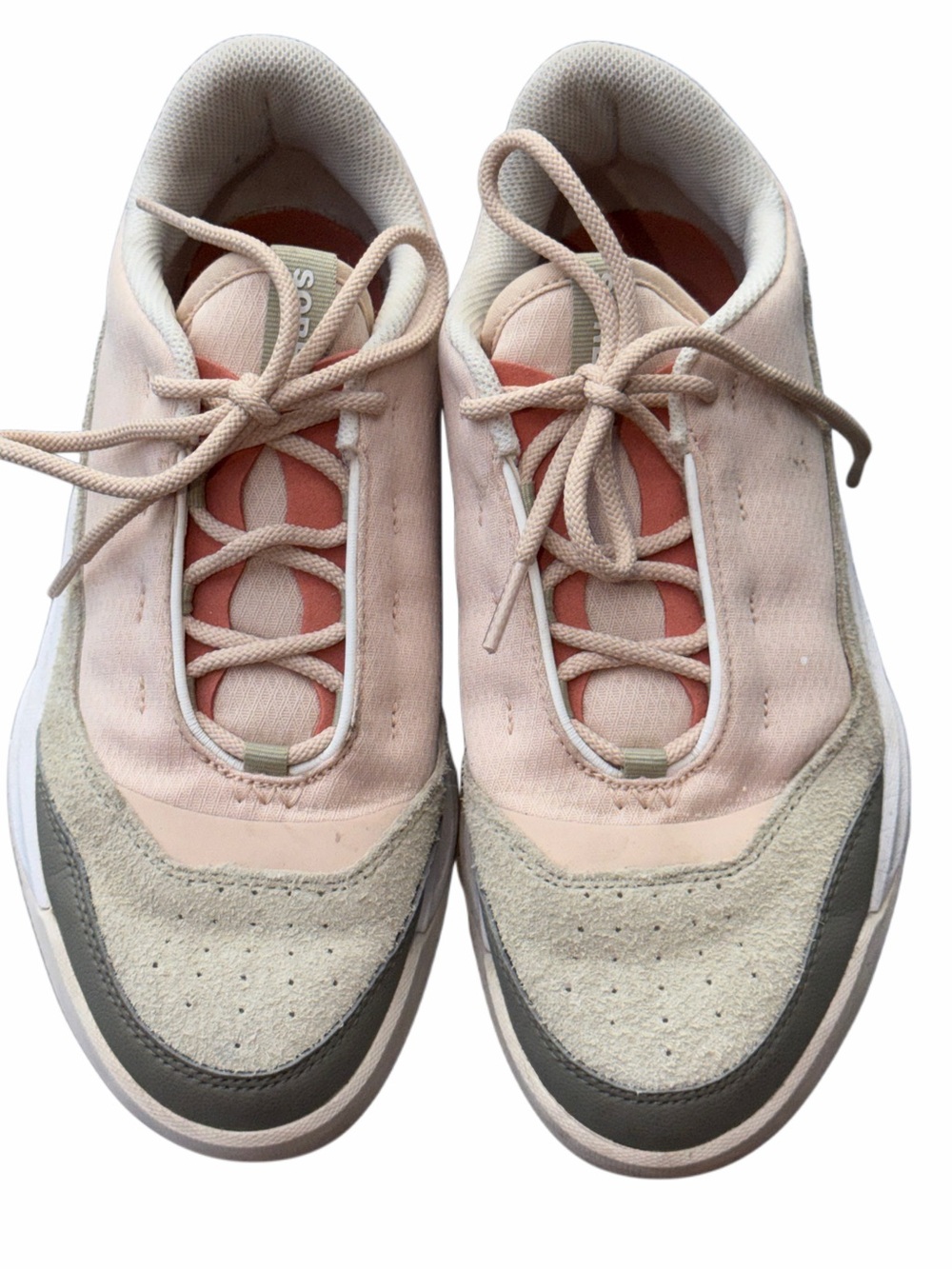 Sorel Women's Pale Pink & Gray Athletic Sneakers